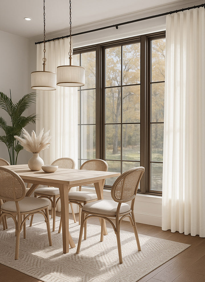 Luxury Square Sheer Curtains