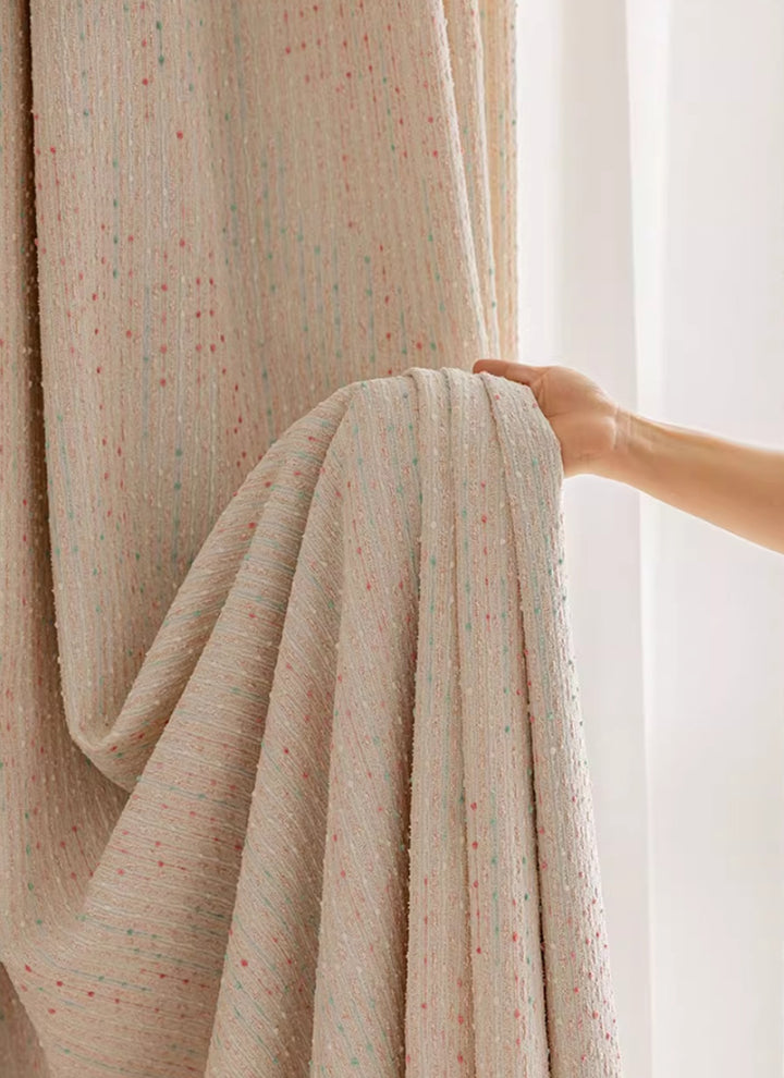 Natural Linen Curtains – Soft Rainbow Kids’ Haven Design