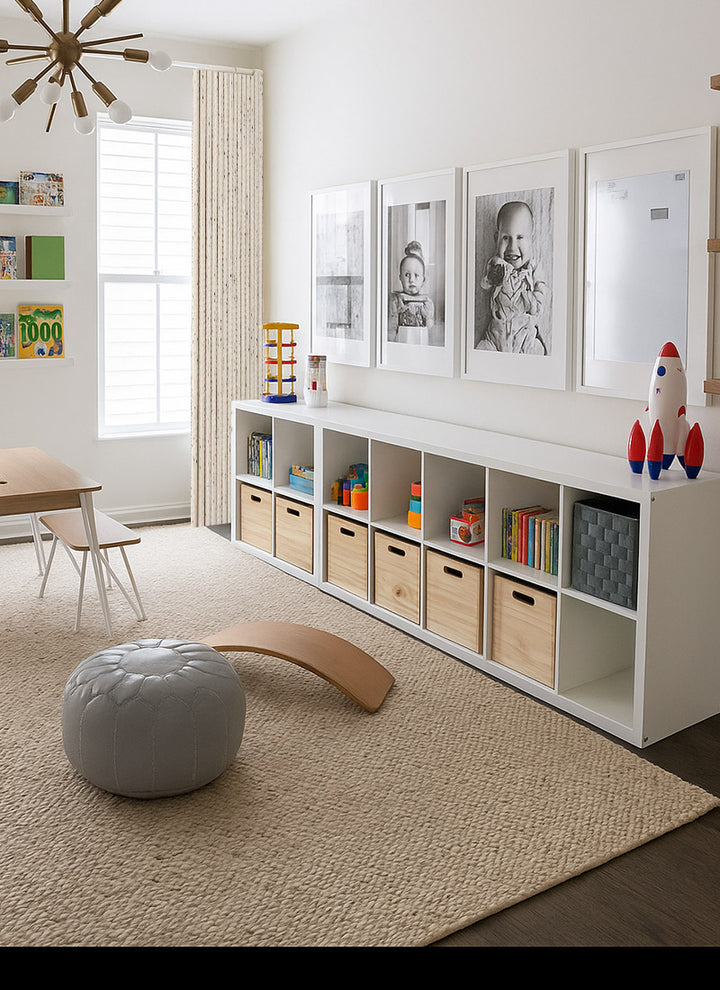 Natural Linen Curtains – Soft Rainbow Kids’ Haven Design