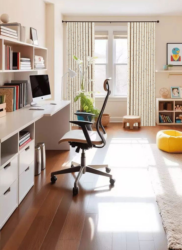 Natural Linen Curtains – Soft Rainbow Kids’ Haven Design