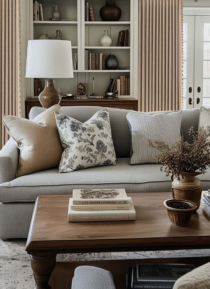 Blackout Curtains for Bedroom with 3D Floral Relief