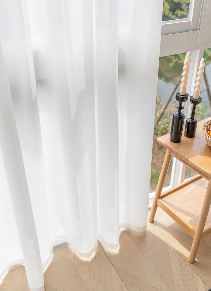‌Dreamy Whisper Toothpick Sheer Curtains