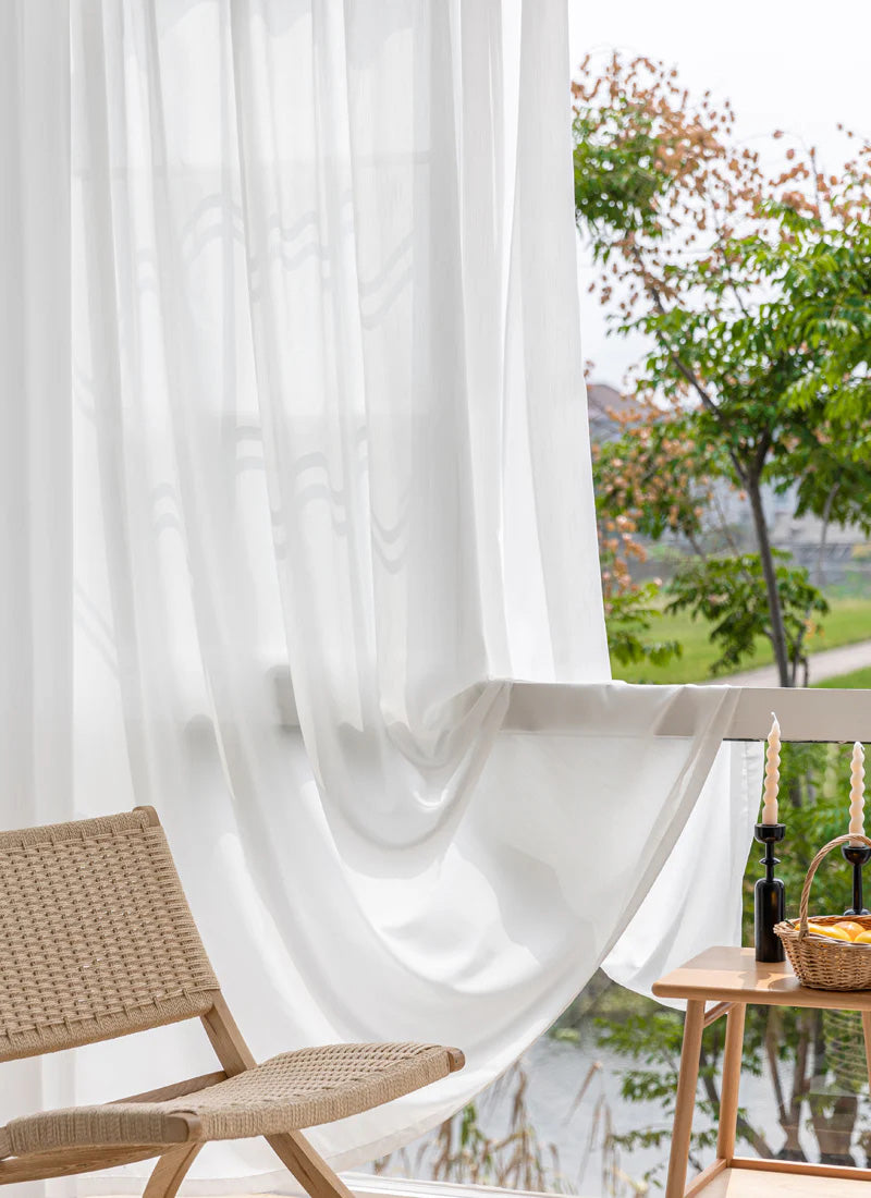 ‌Dreamy Whisper Toothpick Sheer Curtains