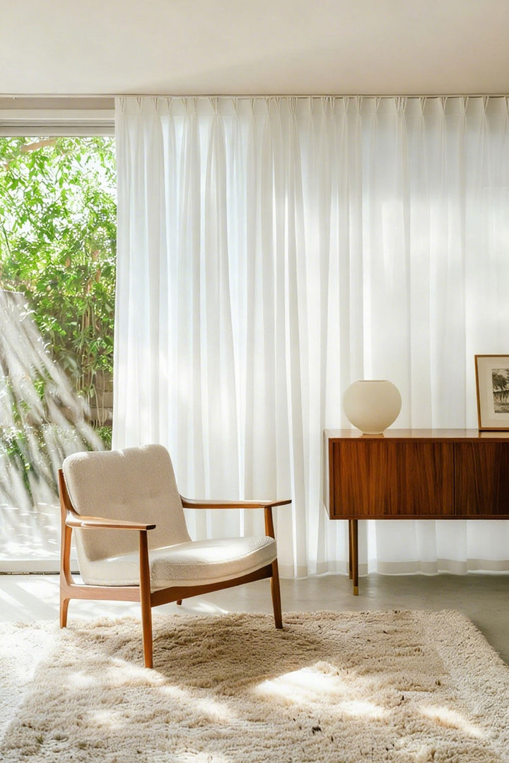 ‌Dreamy Whisper Toothpick Sheer Curtains