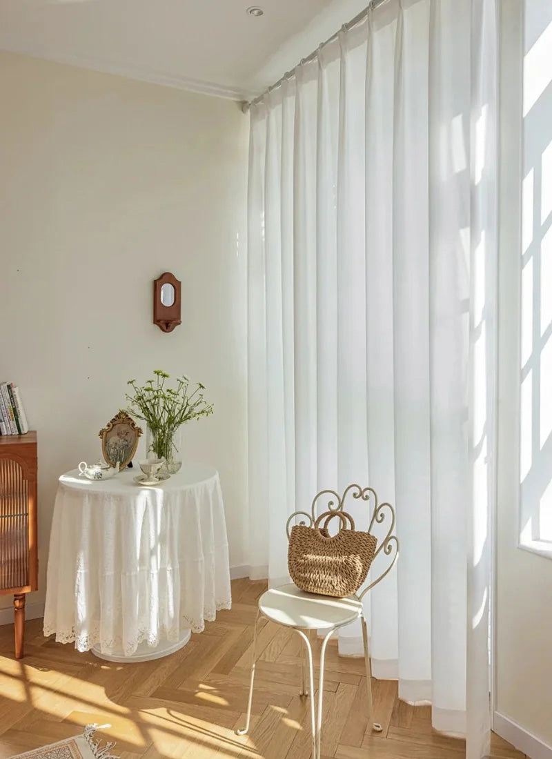 ‌Dreamy Whisper Toothpick Sheer Curtains
