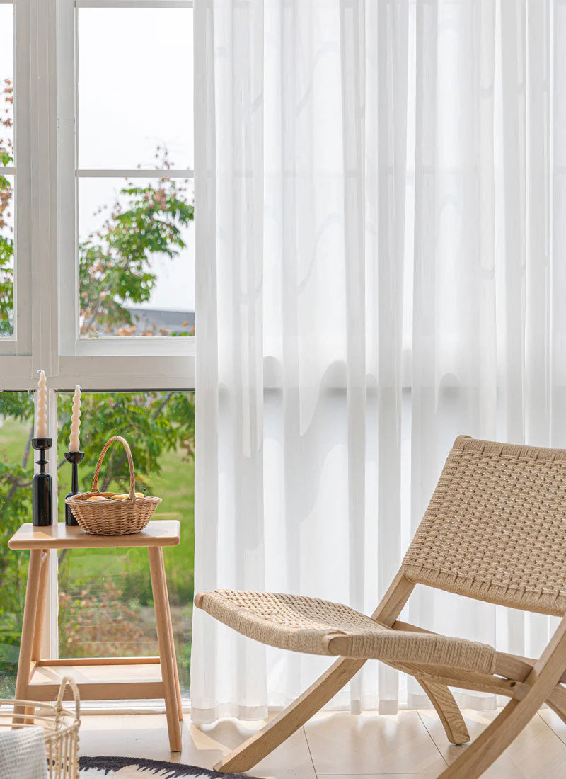 ‌Dreamy Whisper Toothpick Sheer Curtains