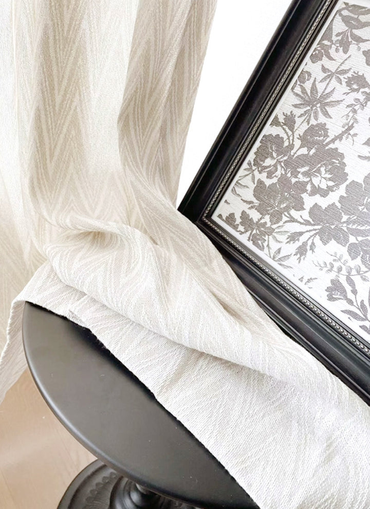 ‌V - Shaped Light Filtering Curtains