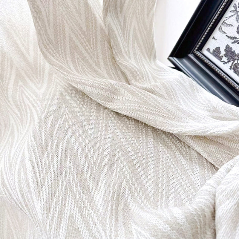 V - Shaped｜Sheer curtain fabric sample｜