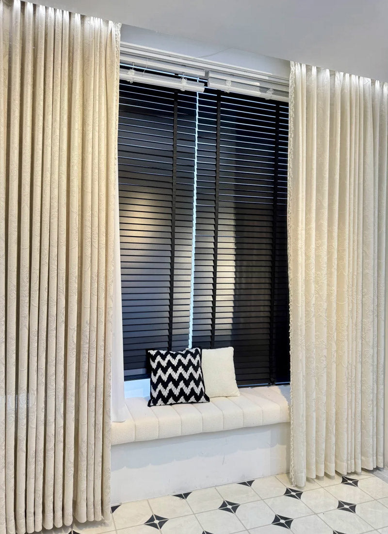 ‌Luxury Curtains Vintage French Jacquard