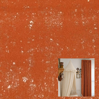 brown velvet curtain fabric with soft texture, showcased in a cozy room setting