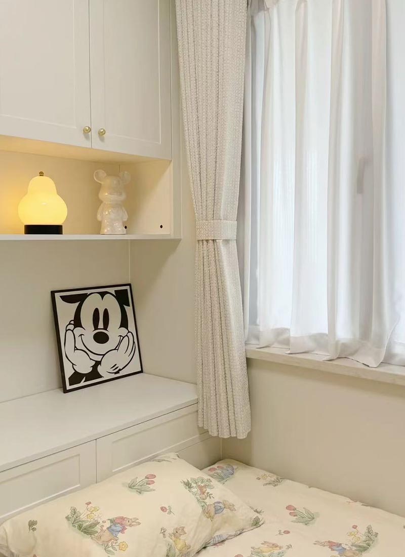 ‌Coastal Waffle Pleated Blackout Curtains