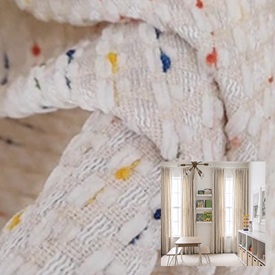 Skittles｜Linen curtain fabric sample