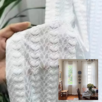 Wheat｜Sheer curtain fabric sample｜