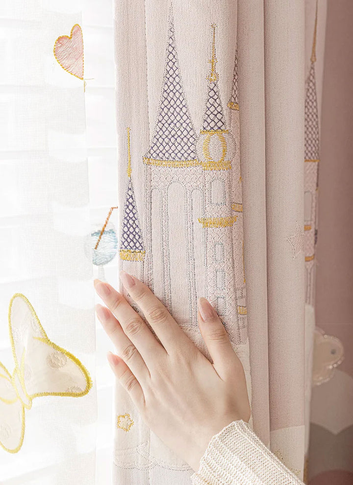 Colorful Blackout Curtains for Nursery & Girls' Room