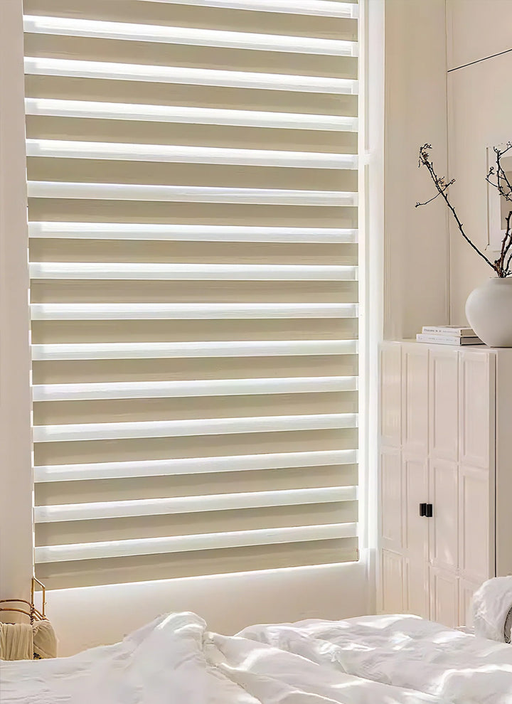 Radiant Sheer Zebra Curtains in Solid Hues