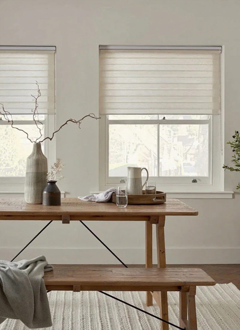 Radiant Sheer Zebra Curtains in Solid Hues