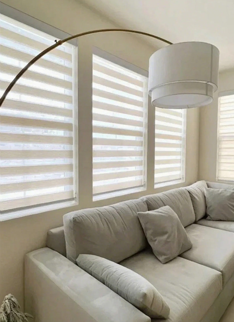 Radiant Sheer Zebra Curtains in Solid Hues