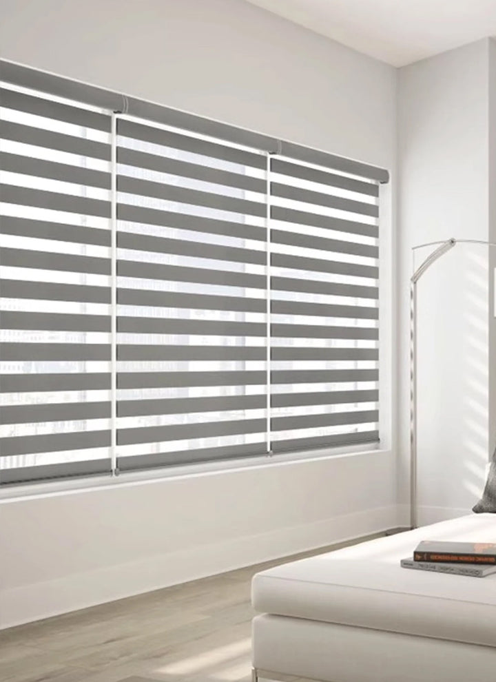Radiant Sheer Zebra Curtains in Solid Hues